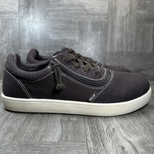Billy Footwear Sneaker II Mens 12W Brown Canvas Wide Adaptive Zipper NEW